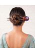 Painted Wooden Hair Stick